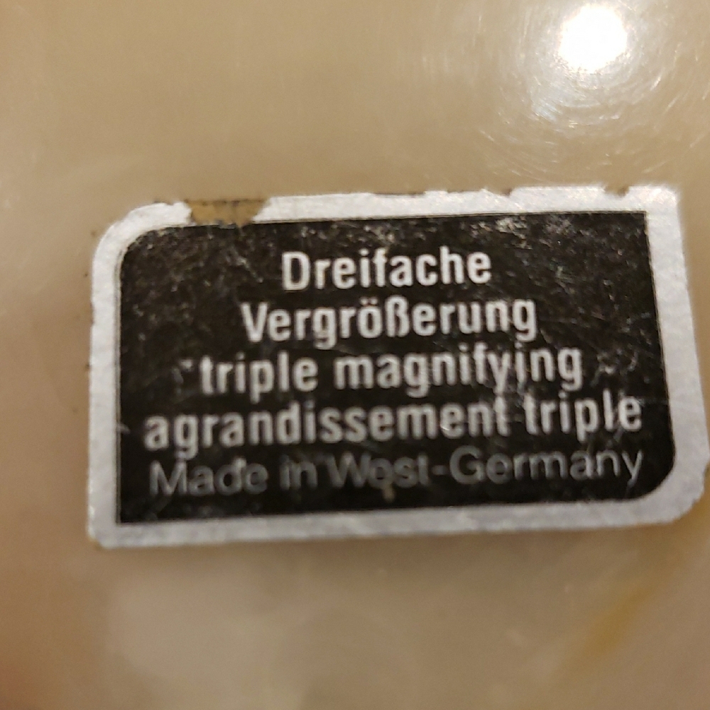 Vintage Makeup Marble Pattern Compact Case, 4" - image 2